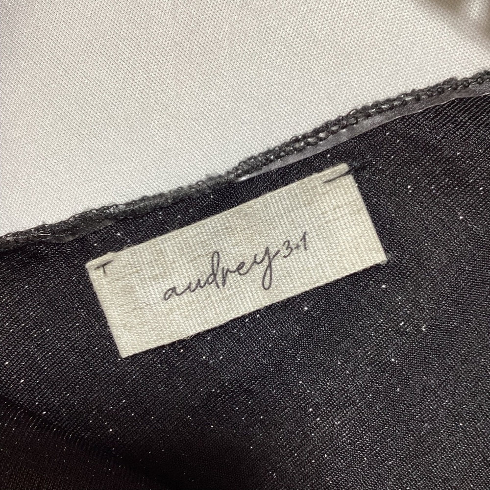Audrey 3+1 Black Sparkle Slip Mini dress - Picture 6 of 9